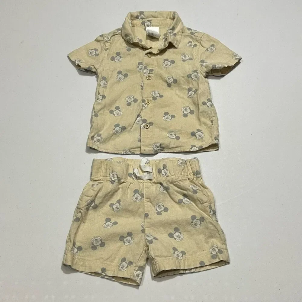 Disney baby Mickey Mouse Shorts set | Size 18 months
